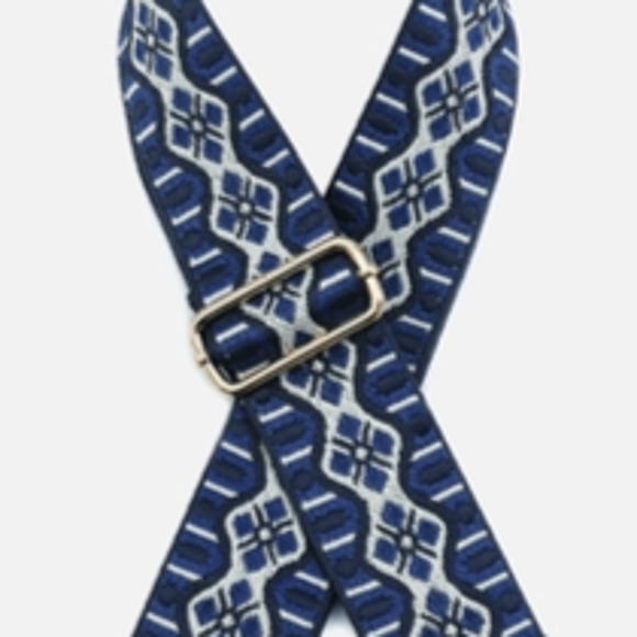 Wave Adjustable Crossbody Bag Purse Guitar Strap Navy - Picture 2 of 2